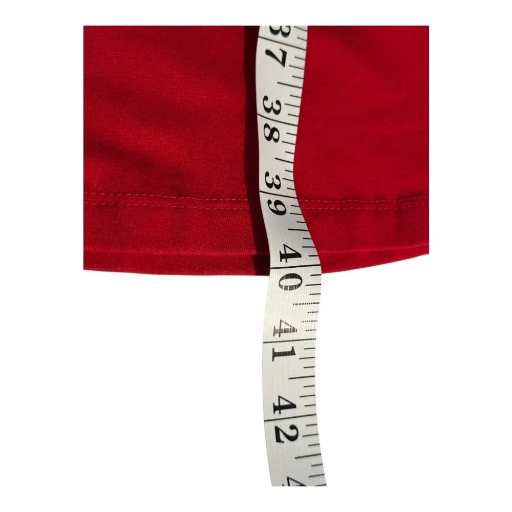 eShakti Red‎ Navy Nautical Button Strap A Line Dress Size 0